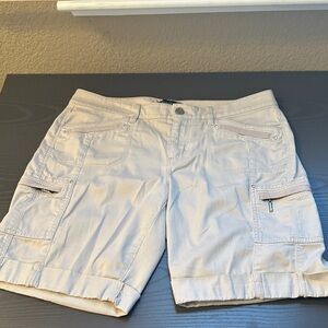 Women's Tan Cargo Shorts